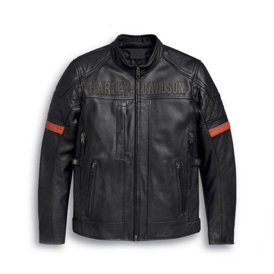 Harley-Davidson Men's Triple Vent System Trostel Leather Jacket Motocollection