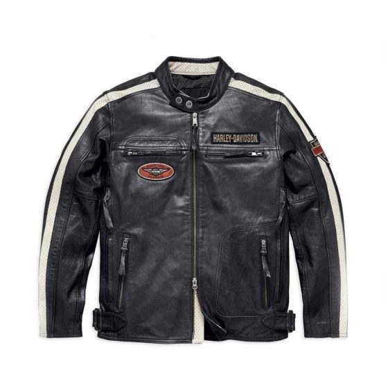 Harley-Davidson Men's Command Mid-Weight Leather Jacket Motocollection