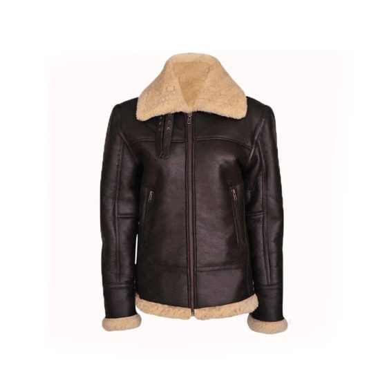 Women B3 Bomber Shearling Aviator Jacket