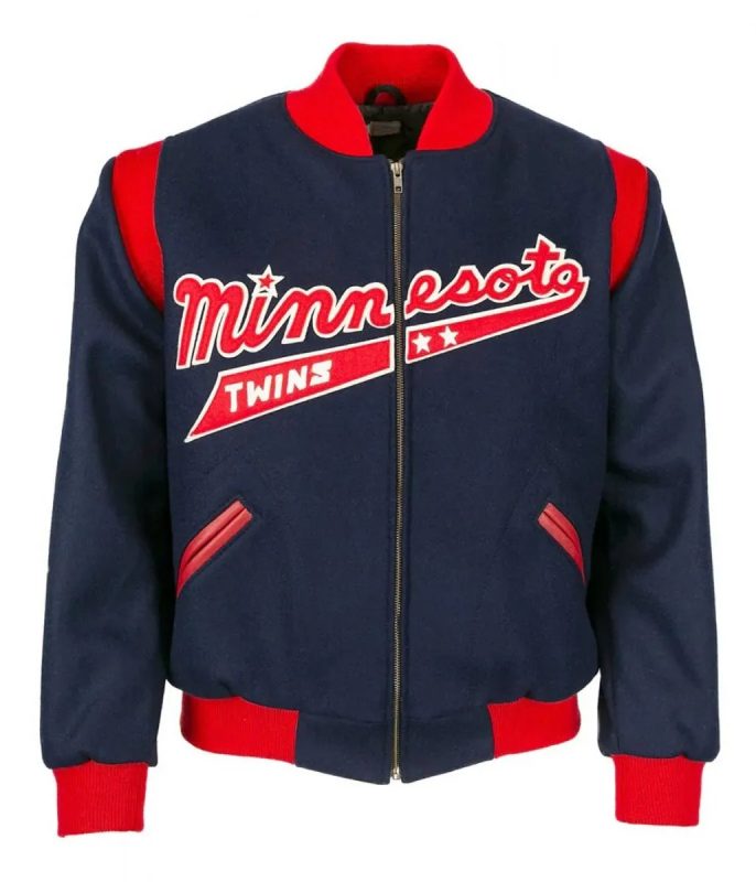 1965 Minnesota Twins Varsity Blue Wool Jacket