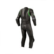 Kawasaki Motorbike Leather MotoGP Racing Suit - Black And Green - Image 3