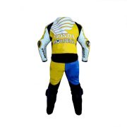 American Honda Moriwaki Motorcycle Racing Leather Suit - MotoGP Yellow - Image 3