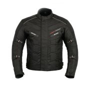 Black 6 Packs Design Motorcycle Jacket - Image 2