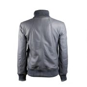 Gusty Grey Bomber Womens Leather Jacket - Image 2