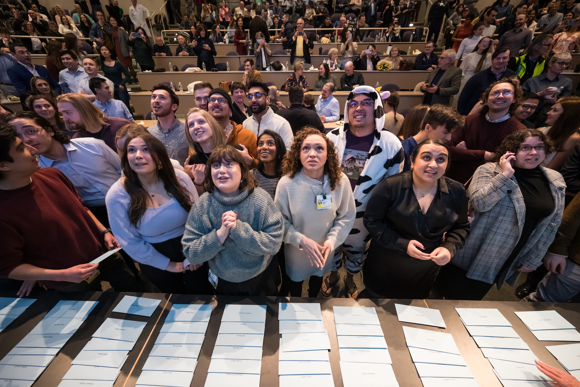 Medical students anxiously wait for the reveal of where they'll be matched for their residencies