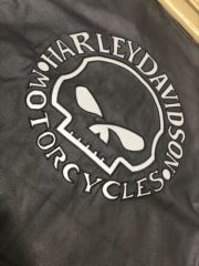 Premium Vest HD Reflective Skull Vest Men's Harley Motorcycle Cowhide Leather Motocollection