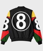 8 Ball 90s Black Vintage Bomber Jacket - Image 2