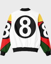 8 Ball 90s Style White Bomber Jacket - Image 2