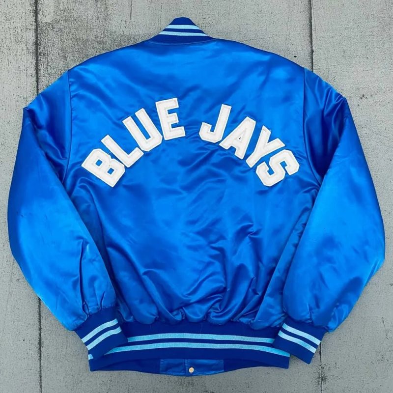 90s Toronto Blue Jays Satin Bomber Jacket-Vintage Starter MLB Collection