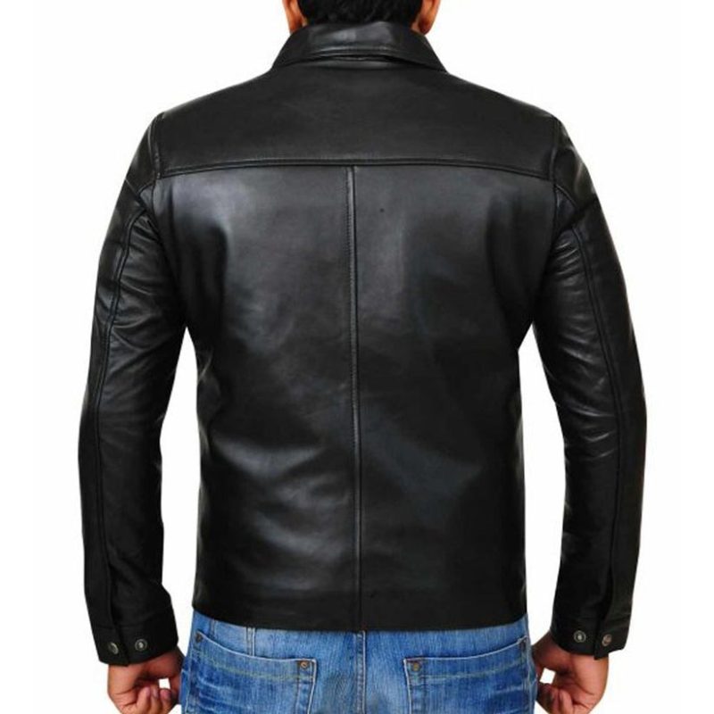 Adam Lambert Black Leather Jacket