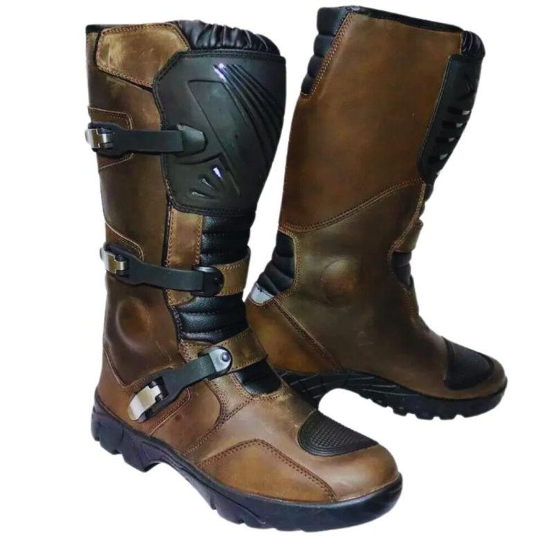 Adventure Motorcycle Leather Boots – Off-Road MX ADV Tourer