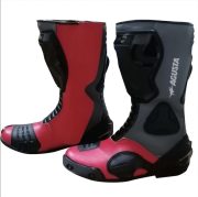 AGUSTA Handmade Motorbike Boots - Premium Leather with Extra Protection and Comfort