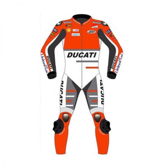 Andrea Dovizioso Ducati MotoGP Leather Suit.