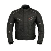 Black 6 Packs Design Motorcycle Jacket