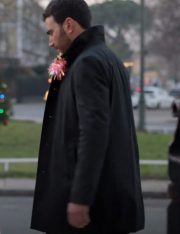 Brett Goldstein Ted Lasso Roy Kent Black Cotton Coat - Image 2