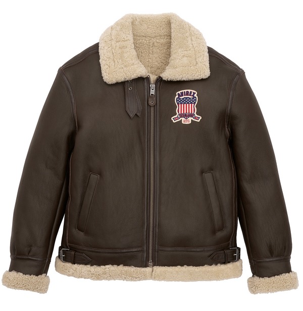 Buy Original Avirex B3 Chocolate Shearling Leather Jacket for Winter