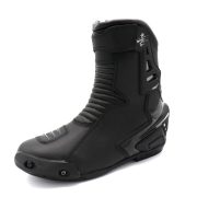 ChoCho Track Men's Motorcycle Racing Boots - Real Leather High-Tech Protection