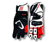 Custommade Sharp Racer SPR Motorcycle Racing Leather Gloves with Carbon Fibre Knuckles