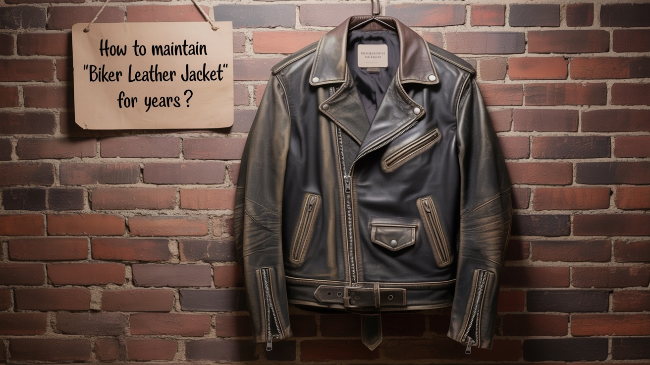 How to Maintain a Biker Leather Jacket for Years?