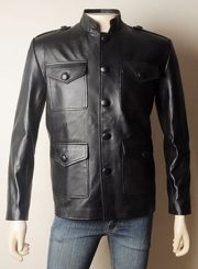 Jim Morrison Leather Jacket and Pants Set - 100% Pure Napa Leather