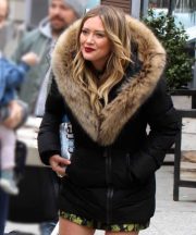 Kelsey Peters Younger Big Fur Collar Black Jacket