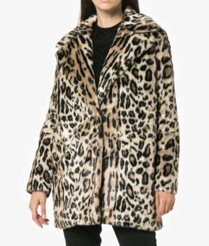 Lauren Heller Younger S06 Cheetah Print Fur Coat
