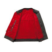 Lowside Men's Motorcycle Leather Vest Perforated Design