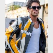 Marc Forne Paris Fashion Week Leather Jacket