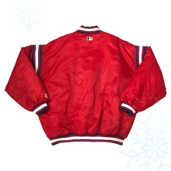 MLB Vintage Cleveland Indians Satin Jacket by Starter