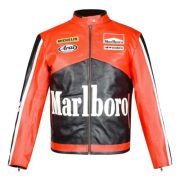 Marlboro Man Formula Racing McQueen Leather Jacket