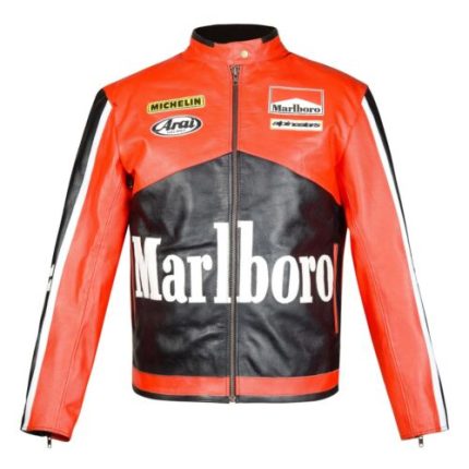 Marlboro Man Formula Racing McQueen Leather Jacket