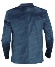 Ted Lasso Jason Sudeikis Blue Velvet Blazer - Image 4