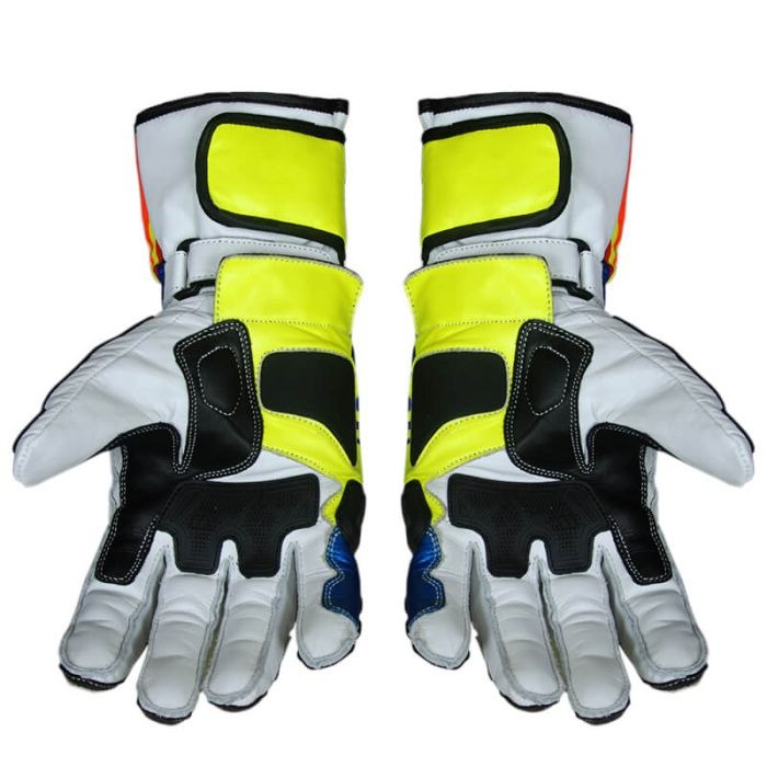 Valentino Rossi Motorbike Racing Leather Gloves – Ultimate Track Protection