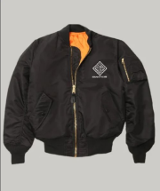 Crisis Core Black Bomber Jacket