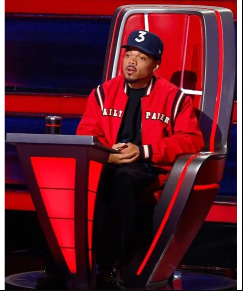 Chance the Rapper Red Bomber Jacket