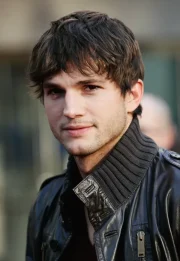 Ashton Kutcher Bomber Leather Jacket - Image 3