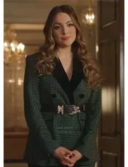 Ted Lasso S03 Bex Green Plaid Blazer