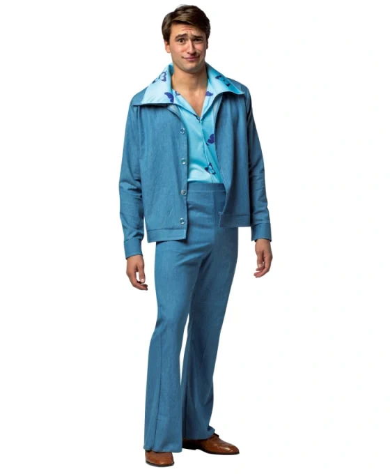 Cousin Eddie Christmas Vacation Blue Suit Festive Holiday Attire