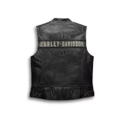 Harley Davidson Men's Genuine Biker Motorbike Vest - Image 2
