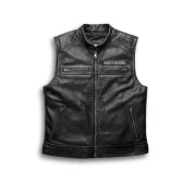 Harley Davidson Men's Genuine Biker Motorbike Vest