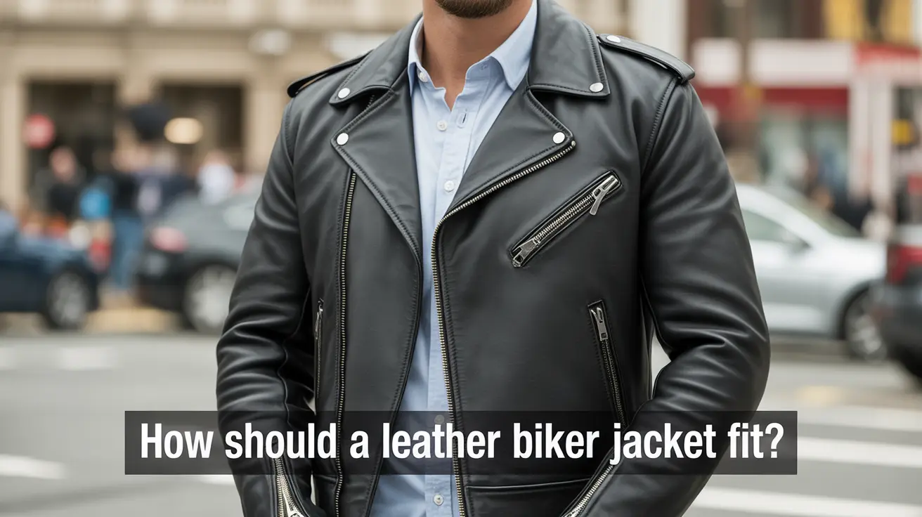 How Should a Leather Biker Jacket Fit?