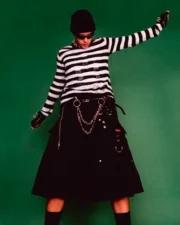 Justin Bieber Black and White Costume Sweater - Image 2