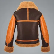 Andrew Aviator RAF Two Tone Leather Jacket - Image 2